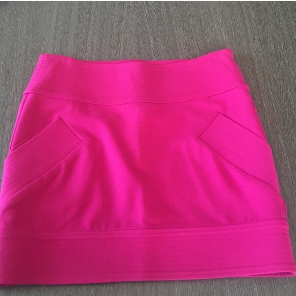 Hot Pink DVF Mini Skirt